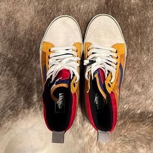 Waterproof multi colored vans scotchgard sk8